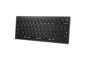 Tastatură fără fir A4TECH FBX51C FStyler Stone neagră, Bluetooth, 2,4 GHz, USB-C, gri