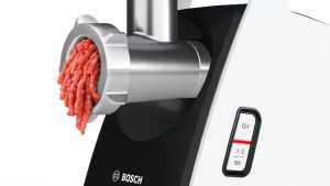 Masina de tocat carne Bosch MFW3X15B Masina de tocat carne, CompactPower, 500 W, Alb, Negru