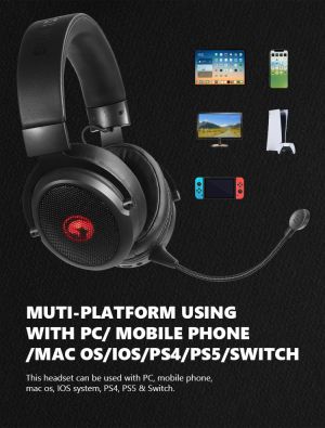 Marvo Gaming Headphones HG9088W - Bluetooth, 2.4G