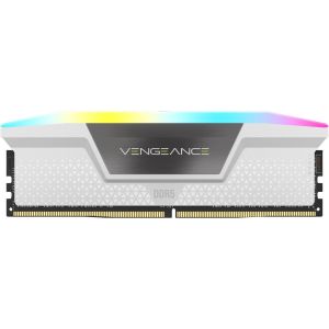 Memorie Corsair Vengeance White RGB 32GB(2x16GB) DDR5 PC5-41600 5200MHz CL40 CMH32GX5M2B5200C40W