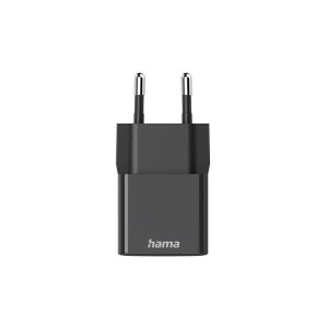 Mini încărcător rapid HAMA, 220V, USB-C, PD/Qualcomm, 25W, Negru