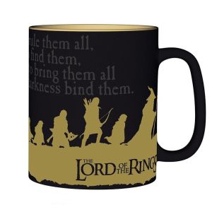 Cană ABYSTYLE LORD OF THE RINGS The Fellowship of the Ring, King size, Negru