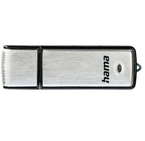 Unitate flash USB HAMA "Fancy", 64GB, negru/argintiu