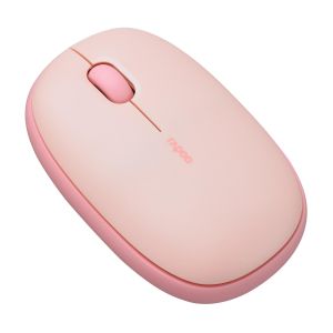 Mouse optic fără fir RAPOO M660, Multi-mod, conexiune cu 3 căi, Silențios, Roz