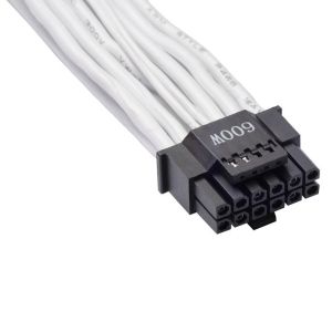 Cablu de alimentare Phanteks 12VHPWR la 2x8Pin PCI-E, alb