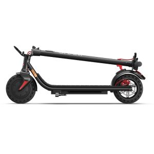 Electric scooter Sharp Electric Scooter, Range per charge: 25 km, LED Display, USB Charging Port, Bluetooth, IPX4 certification, Wheel size: 8.5", Dual brake systems, Wooden illuminated deck, Max load: 120 kg, Black