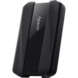Hard disk Apacer AC533, 5TB 2.5" SATA HDD USB 3.2 Portable Hard Drive Plastic / Rubber Jet black