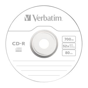 Media Verbatim CD-R 700MB 52X EXTRA PROTECȚIE WRAP (PACHET 50)