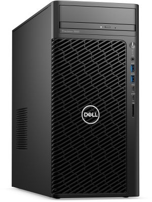 Stație de lucru Dell Precision 3660 Tower, Intel Core i7-13700 (30 M Cache, până la 5,2 GHz), 16 GB (2X8 GB) UDIMM DDR5 4400 MHz, 512 GB SSD PCIe M.2, integrat, DVD RW, tastatură și mouse, 500 Pro W, Windows 11 3 ani ProSpt
