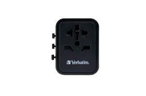 Adaptor Verbatim UTA-01 Adaptor universal de călătorie cu 2 x porturi USB-A