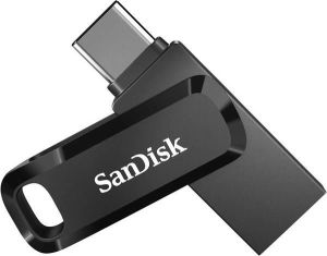 Stick de memorie USB SanDisk Ultra Dual Drive Go, 128 GB, USB 3.2 1st Gen (USB 3.0), negru