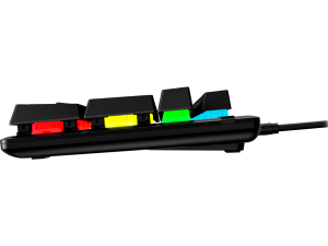 Tastatură mecanică pentru jocuri HyperX Alloy Origins PBT, comutatoare HyperX Aqua, RGB, negru