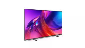 Television Philips 65PUS8518/12, 65" THE ONE, UHD 4K LED, 120Hz, 3840x2160, DVB-T/T2/T2-HD/C/S/S2, Ambilight 3, HDR10+, HLG, Google TV, Dolby Vision, Atmos, Quad Core P5 Perfec with Al, 16GB, VRR, HDMI, 2xUSB, Cl+, WCG 90% DCI/P3, 802.11ac, Lan, 20W RMS, 