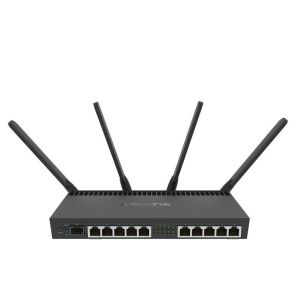 Router MikroTik RB4011iGS+5HacQ2HnD-IN, 2,4/5 GHz, 10x10/100/1000, PoE