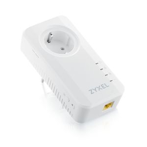 Componentă de rețea ZyXEL PLA6457, EU, TWIN, G.hn 2400 Mbps Pass-thru powerline