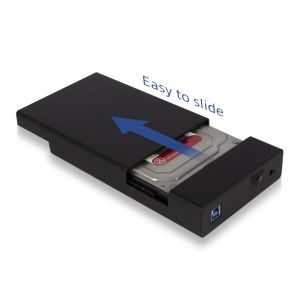 Sertar pentru hard disk ACT AC1405, 3.5", SATA, USB 3.1 Gen1 (USB 3.0), negru