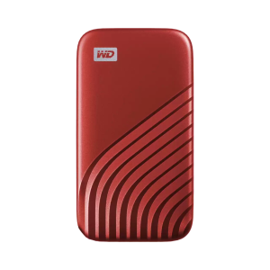 Unitate SSD externă Western Digital My Passport, 500 GB, USB 3.2, roșu