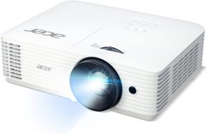 Proiector multimedia Acer Projector H5386BDi, DLP, WXGA (1280 x 720), 5000 ANSI Lumeni, 20000:1, 3D, Dongle wireless inclus, HDMI, VGA, RS-232, Intrare audio, RCA, Wifi, Difuzor 3W, Geanta, 2,75 kg, alb