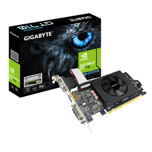 Placă video Gigabyte GeForce GT 710, 2GB, GDDR5, 64 biți, D-Sub, DVI-D, HDMI