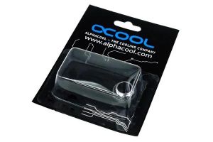 Alphacool HF double nipple G1/4 outer thread to G1/4&#039;&#039; outer thread with O-ring, Chrome