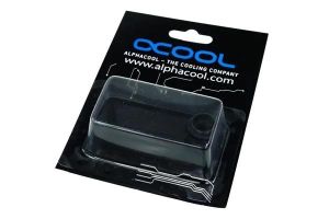Alphacool HF double nipple G1/4 outer thread to G1/4&#039;&#039; outer thread with O-ring, Matt black