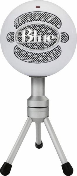 Microfon de birou Logitech Snowball Ice - alb