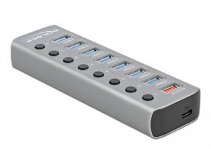 USB hub, 9 ports, DELOCK 63264