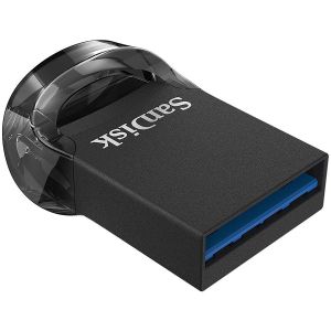 SanDisk Ultra Fit 128 GB, USB 3.1 - Unitate USB de înaltă viteză, cu factor de formă mic și Stay, EAN: 619659163761