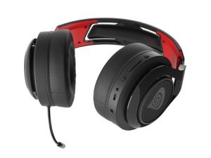 Căști Genesis Gaming Headset SELEN 400 cu microfon fără fir Negru-Roșu