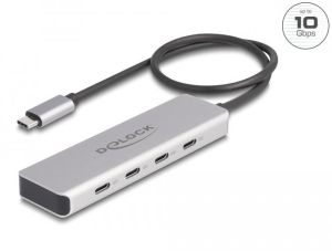 Hub USB Delock 64231, USB-C - 4 x USB-C, 10 Gbps