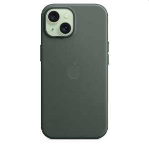 Husă Husă Apple iPhone 15 FineWoven cu MagSafe - Evergreen