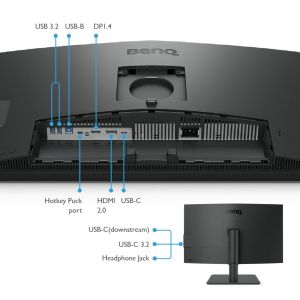 Monitor BenQ PD2706U, 27 inchi, IPS, 3840x2160, 60Hz, HDMI, DP, USB-C PD