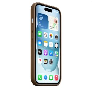 Husă Husă Apple iPhone 15 FineWoven cu MagSafe - Taupe