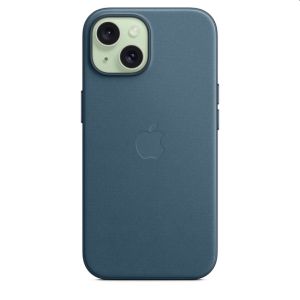 Husă Apple iPhone 15 FineWoven cu MagSafe - Pacific Blue