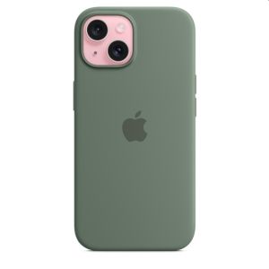 Husă din silicon Apple iPhone 15 cu MagSafe - Cypress
