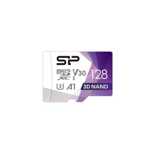 Card de memorie Silicon Power Superior Pro, 128 GB, microSDXC, Clasa 10, Adaptor SD