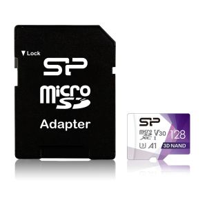 Card de memorie Silicon Power Superior Pro, 128 GB, microSDXC, Clasa 10, Adaptor SD