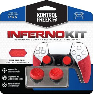 Controlfreek Performance Inferno Kit Accesoriu PS5 cu butoane și mânere interschimbabile pentru DualSense incluse