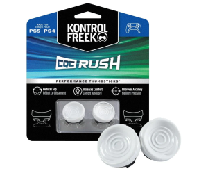 Accesorii Thumbsticks de performanță KontrolFreek White CQC Rush PS5 pentru DualSense