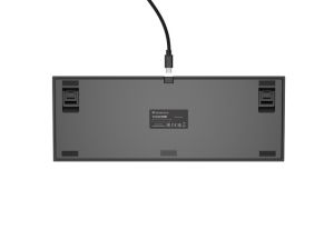 Tastatură Genesis Gaming Keyboard Thor 404 TKL Negru RGB Iluminare de fundal Aspect SUA Comutator galben