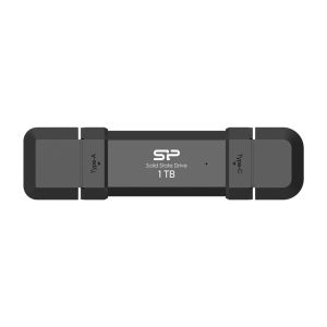 SSD extern Silicon Power DS72 Black, 1TB, USB-A și USB-C 3.2 Gen2