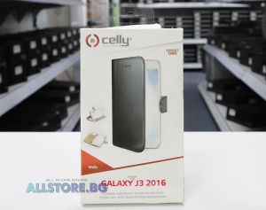 Husă Celly Galaxy J3 2016 Flip Cover, cutie deschisă nou-nouță