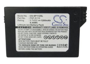 Baterie Cameron Sino, pentru PlayStation Sony PSP-S110 PSP-2000, PSP-3000 CS-SP112SL, LiIon 3.7V, 1200mAh