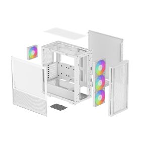 Cutie DeepCool Case EATX - CH560 A-RGB Alb