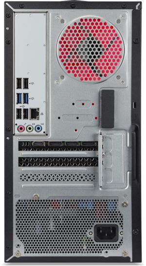 Computer desktop Acer Nitro N50-650, i7-13700F (până la 5,20 GHz, 30 MB), 16 GB DDR4 (max. 32 GB 3200 MHz, 512 GB SSD PCI-e, slot M.2 fără DVD, NVIDIA GeForce RTX 4060Ti GD6, 8 GB 4*USB 2.0, 2*3.2 USB, Type-C, mufe audio, GLAN, WiFi AX & BT5.0, 500W PFC, 