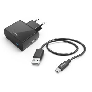Hama Charger with micro-USB Charging Cable, 12 W, 201622