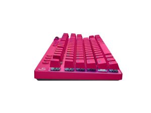 Tastatură mecanică pentru jocuri Logitech G Pro X TKL Lightspeed Tactile Switch, magenta