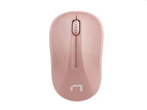 Mouse Natec Mouse Toucan Wireless 1600 DPI optic roz-alb