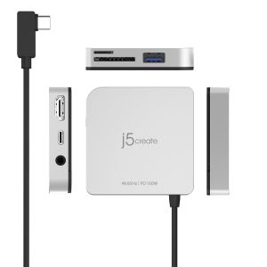 Stație de andocare j5create JCD612, USB-C la 4K 60 Hz, HDMI, pentru iPad Pro