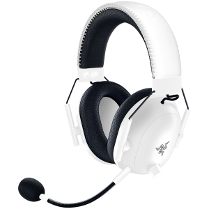 BlackShark V2 Pro (2023) - alb, căști de gaming fără fir, driver Razer TriForce Titanium 50 mm, perne ovale pentru urechi, microfon detașabil în bandă super largă, THX Spatial Audio, tip A wireless (2,4 GHz), Bluetooth 5.2